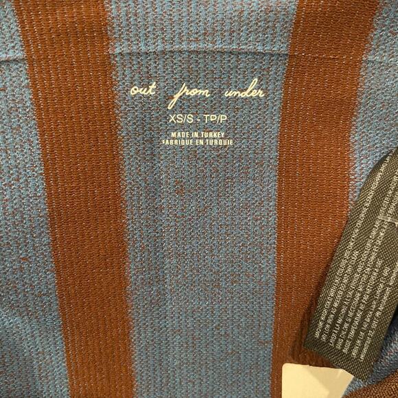 Brown and Blue Striped Top - Picture 5 of 5